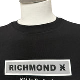 T-shirt John Richmond nera in cotone taglia XL