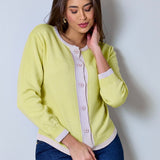 Cardigan soft lemon