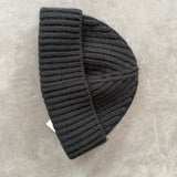 Berretto Lardini in Lana Vergine e Cashmere - Nero