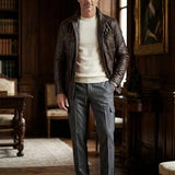 Pantalone Lardini Cargo Sartoriale – Lana Stretch Antracite