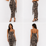 Abito Midi Paisley Glamour