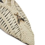 Ciabatte Sabot Patrizia Pepe in pelle intrecciata