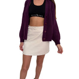 Mini gonna in ecopelle