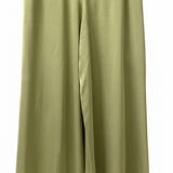Pantalone palazzo in viscosa verde salvia