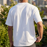 T-Shirt Lardini Panna in Super Cotone - Taglia L