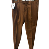 Pantalone PT Torino "Silkochino" – Tabacco