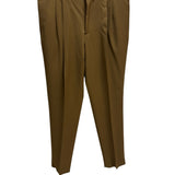 Pantaloni classici Lardini di colore marrone per uomo, realizzati al 100% in pura lana vergine.
