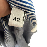 Camicia Aglini Uomo a Righe Sottili Blu e Bianco - Taglia L (Collo 42)
