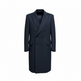 Cappotto Doppiopetto Lardini in Lana - Blu Notte