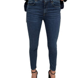 Pantalone Jeans Skinny Blu Denim Gaelle