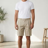 Bermuda Lardini Uomo Beige in Cotone - Taglia 50