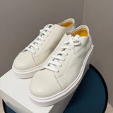 Sneakers Doucal's – Pelle Martellata Crema