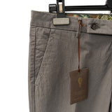 Pantaloni Berwich in Cotone Grigio | Taglia 50 | Sartoria Italiana