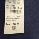 T-shirt Kangra "Girocollo M-Manica" taglia 50 blu in cotone