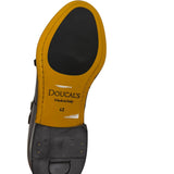 Scarpe Doucal’s Doppia Fibbia in Pelle Marrone – Made in Italy – Taglia 42
