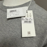 Pullover Girocollo Kangra – 100% Cotone (Grigio Perla)