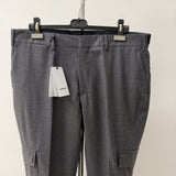 Pantalone Lardini Cargo Sartoriale – Lana Stretch Antracite