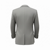 Giacca Manuel Ritz Doppio Petto in Lana Marzotto - Grigio Melange