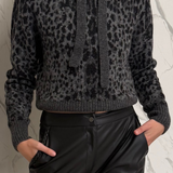 Maglione animalier con cappuccio Paolo Pecora Milano