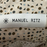 Camicia Manuel Ritz Uomo Pattern Geometrico - Beige