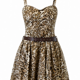 Mini abito Leopardato Vicolo