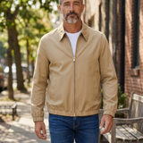 Field Jacket Lardini in Lino e Cotone – Beige