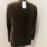 Giacca Lardini in Velluto "Attitude" – Marrone Cioccolato