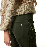 Pantalone Denim Gioiello GAëLLE Paris