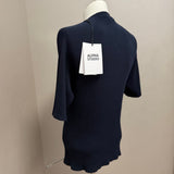 T-Shirt Alpha Studio in Cotone Blu a Costine – Taglia 50