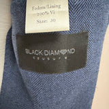 Giacca Doppiopetto Black Diamond Couture – Blu Herringbone