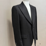 Giacca Lardini in 100% Lino con Rever a Lancia - Nero - Taglia 50