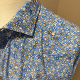 Camicia Ghirardelli Next – Fantasia Floreale Azzurra