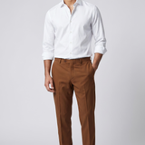 Pantaloni Briglia 1949 - Fresco Lana Marrone taglia 52
