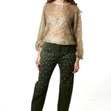 Pantalone Denim Gioiello GAëLLE Paris