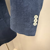 Giacca Doppiopetto Black Diamond Couture – Blu Herringbone