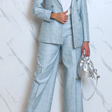 Completo lino doppio petto Lardini donna