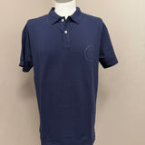 Polo Aspesi in Piqué di Cotone Stretch - Blu Navy