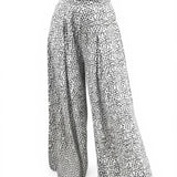 Pantalone a pois vita alta New York