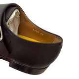 Scarpe Doucal’s Doppia Fibbia in Pelle Marrone – Made in Italy – Taglia 42