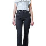 Jeans nero Calvin Klein skinny bootcut a vita alta