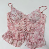 Top  Flora a corsetto