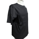 T-Shirt Sottogiacca Lardini in Cotone Filo di Scozia - Nero