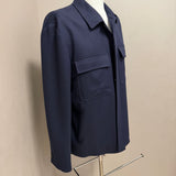 Lardini Giacca/Camicia Cashmere e Lana XL Blu Navy Bellissima