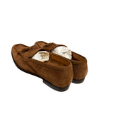 Doucal's – Mocassino Tassel in Suede Tabacco