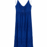 Abito Maxi Sangallo Blu Royal