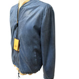 Bomber BOB in Tessuto Scamosciato – Avio