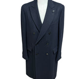 Cappotto Doppiopetto Lardini in Lana - Blu Notte