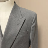 Giacca Manuel Ritz Doppio Petto in Lana Marzotto - Grigio Melange
