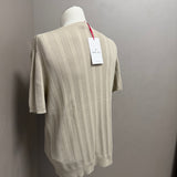 T-Shirt Manuel Ritz in Maglia Traforata - Beige