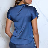 Blusa satinata